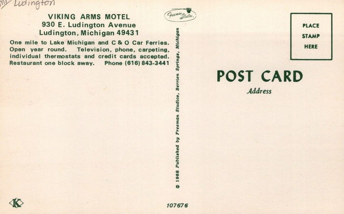 Viking Arms Inn (Viking Arms Motel) - Old Postcard (newer photo)